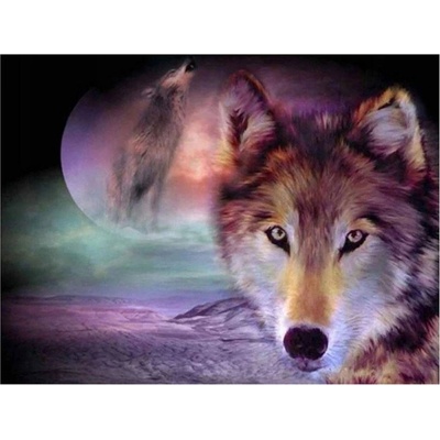 Norimpex Diamantová mozaika 5D wolf 1004952
