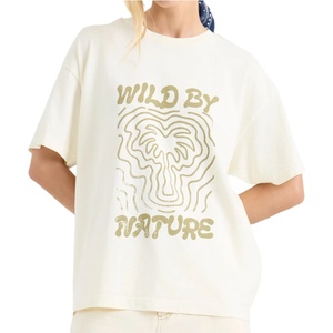 Roark Дамска тениска Roark Women's Wild by Nature Oversize Tee T-shirt - Bone - размер XS (916-5751-0111)