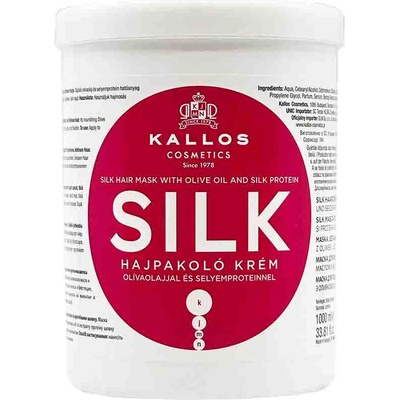 Kallos KJMN Silk Hair Mask With Olive Oil And Silk Protein 1000 ml