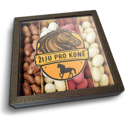 Sablio Mandle v čokoládě Žiju pro koně 4x 80 g