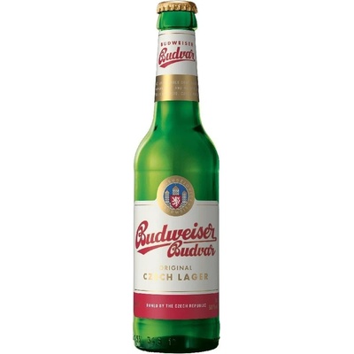 Budweiser Budvar 12 světlý ležák 5% 0,33l (sklo) – Zboží Dáma