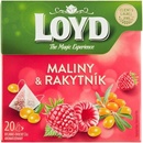 Loyd Bylinno ovocný čaj aromatizovaný s príchuťou maliny s rakytníkom 20 x 2 g