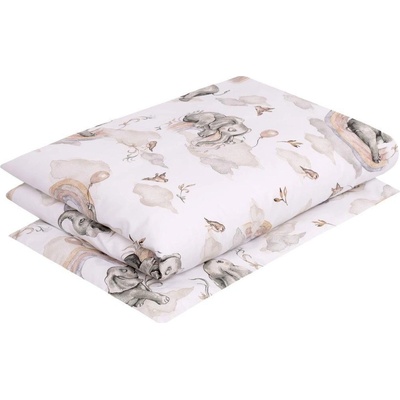 Infantilo souprava Slon bílá 100 x 135 cm – Zboží Dáma