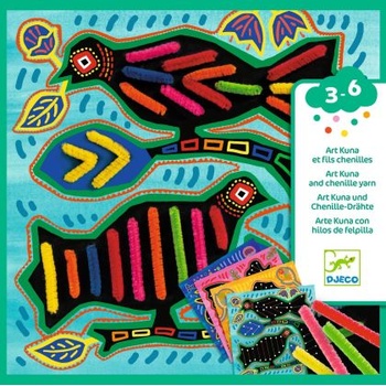 DJECO - Творчески комплект - Създай картини от синилова тел (DJ09896)