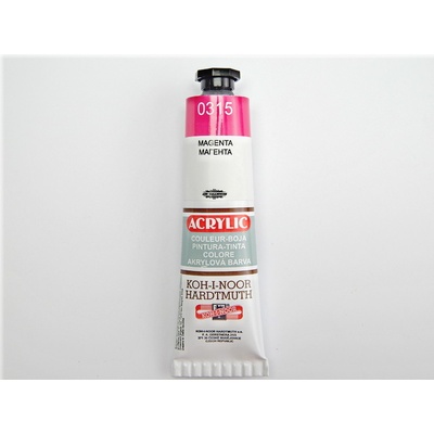 Koh-i-noor Barva akrylová 40 ml magenta 0315 – Zboží Dáma