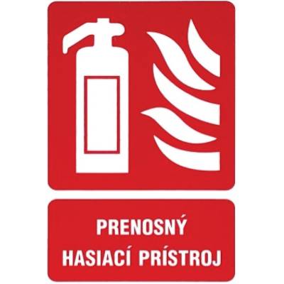 PHT a.s. Samolepka Prenosný hasiaci prístroj