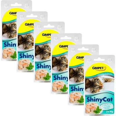 Gimborn GimCat ShinyCat пиле + скариди 12 x 70 г
