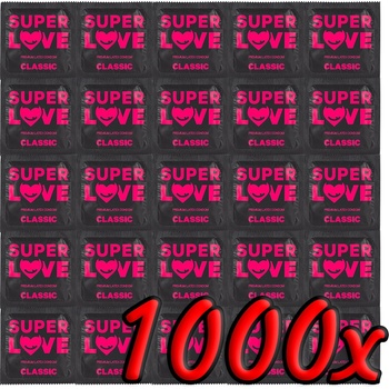 SuperLove Premium Latex Condoms Classic 1000 pack
