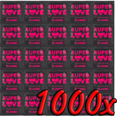 SuperLove Premium Latex Condoms Classic 1000 pack