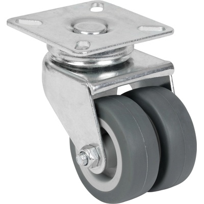 Walteco Prístrojové dvojité koliesko otočné priemer 50 mm 70kg 9210795