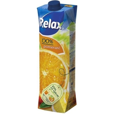 Relax džus pomeranč 100% 1l – Zbozi.Blesk.cz