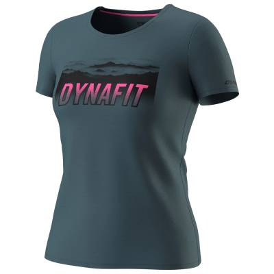 Дамска спортна тениска Dynafit Women's Transalper Graphic S/S Tee Sport shirt - Cinder - размер XS (916-6634-0311)