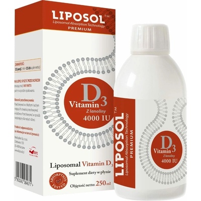 Liposol Lipozomálny vitamín D3 4000 IU 250 ml