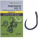 Korum Supersteel Penetrator Hooks Barbless vel.12 10 ks