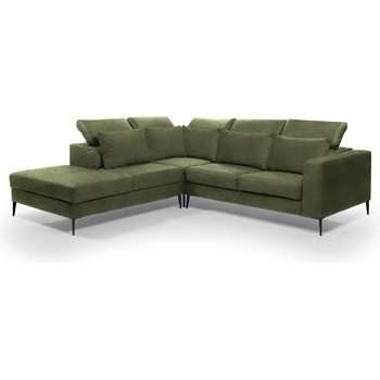 TEDIVA Ляв ъглов диван alpha - Маслина (mmgrndllx-val751)