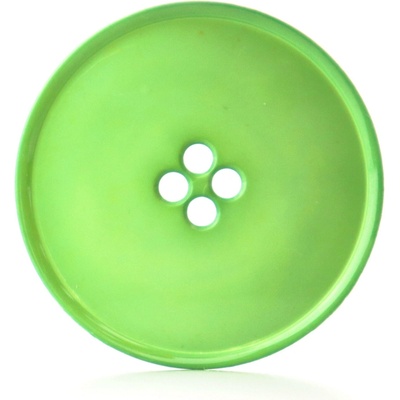 Pro Háčkování Knoflík kulatý plast 39 mm zelený