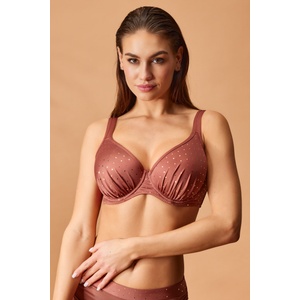 Astratex Горнище на бански костюм Maia Glitter Brown (P817MaiaGlitBrown)