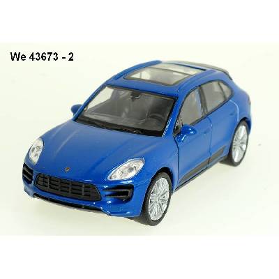 Welly Porsche Macan Turbo modré code 43673 modely aut 1:34