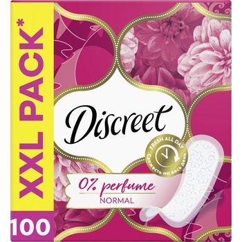 Discreet Normal No perfume tenké a absorpčné intímky na každý deň 100 ks