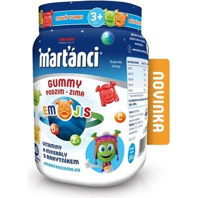 Walmark Marťánci Gummy PODZIM-ZIMA 50 tablet