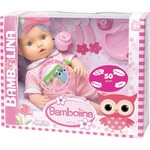 Bambolina Кукла с комплект за хранене 42 см