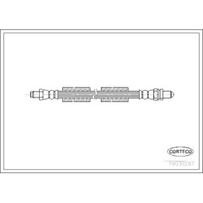 Brzdová hadica CORTECO 19030287