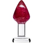 Loviss Gomphrena Globosa Garden Flower Butt Plug Transparent