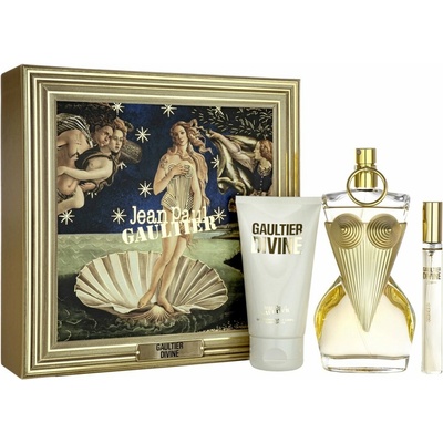 Jean Paul Gaultier Gaultier Divine EDP 100 ml + EDP 10 ml + telové mlieko 75 ml pre ženy darčeková sada