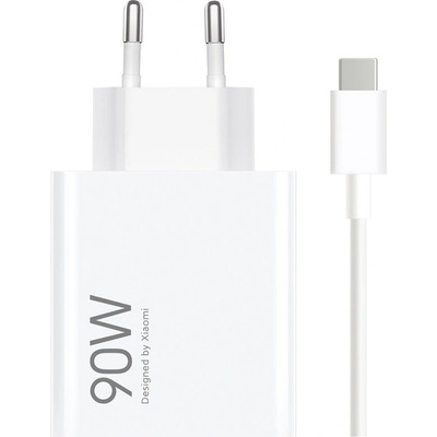 Зарядно Xiaomi MDY-15-EK USB-A 90W Travel Charger + Data Cable USB-C 6A White (6932554435943)