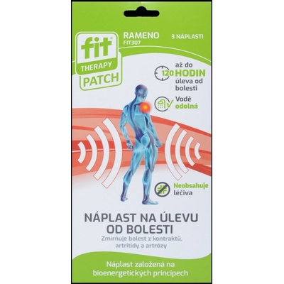 FIT Therapy Náplast na úlevu od bolesti rameno 3 ks