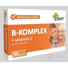 Slovakiapharm B-Komplex + vitamín C 30 tablet