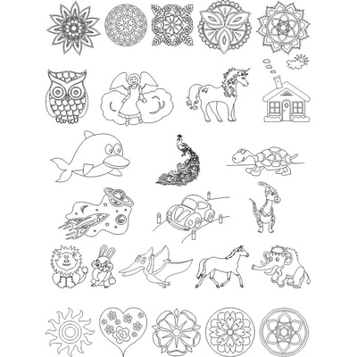 Radost v písku RODINNÁ sada Barevné pískování obrázků – Zboží Dáma