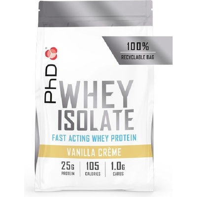PhD Nutrition Whey Isolate, 1000 Grams