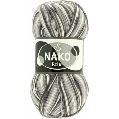 Nako Boho Desen 82164 čierno biela
