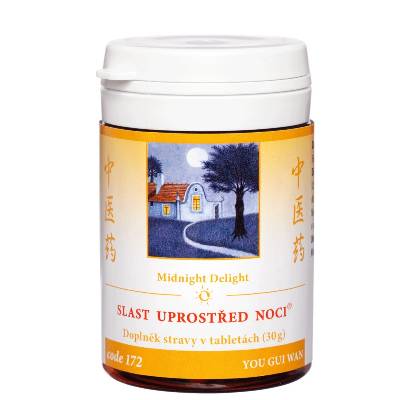 TCM Herbs Slast uprostřed noci 172 You Gui Wan mod. tablety