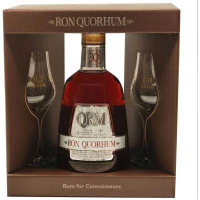 Quorhum 30y Oporto Finish 40% 0,7 l (dárkové balení 2 sklenice)