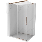 Mexen Rox L плъзгаща душ кабина 90 x 80 см, прозрачна, розово злато - 8C2L-090-080-60-00 (8C2L-090-080-60-00)