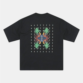Rose London Тениска Rose London Palm T-shirt - Black