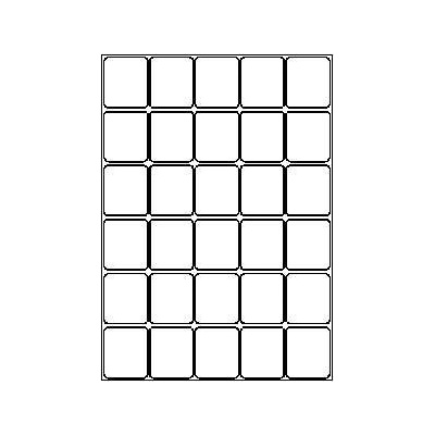 CDRmarket Самозалепващи етикети 40 x 46 mm, 30 етикети A4, 100 листа (R0ECO.1325A)