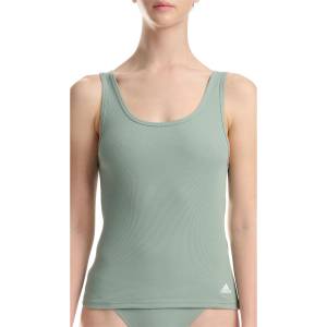 adidas Потник Adidas Active Flex Ribbed Tank Top - Olive Green