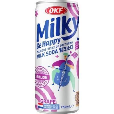 OKF Milky Grape Milk Sparkling Drink 250 ml