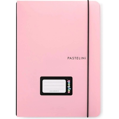 Oxybag Oxybook PASTELINi sešit 544 A5 PP linkovaný růžový