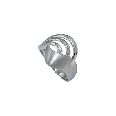 Infinitysilver Strieborný prsteň vlnky OR59151