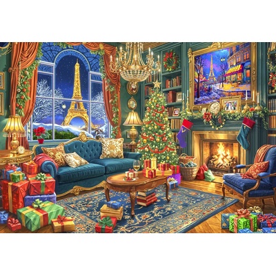 Bluebird Puzzle - Puzzle Christmas in Paris - 2 000 piese