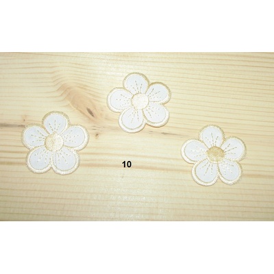 Nažehľovačka kvet priemer 3,5cm 10