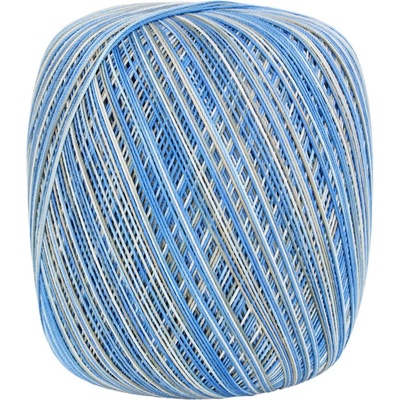 Vlna-hep Příze Moonlight multicolor - bavlna Moonlight multicolor: 9159 Melír modrá