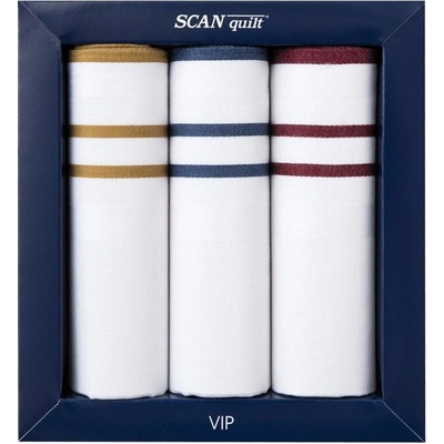 SCANquilt pánské kapesníky VIP 3 ks G111