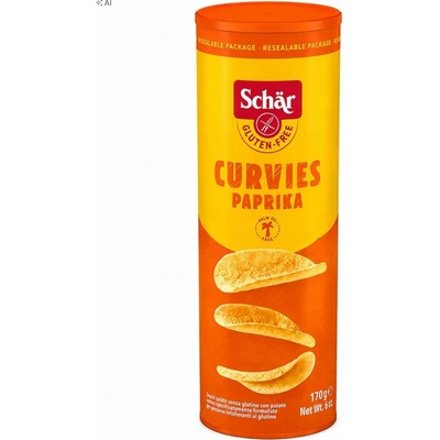Schär Curvies Paprika řupavé chipsy bez lepku 170 g