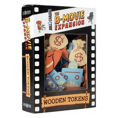 Roll Camera: B-Movie Expansion Wooden Tokens Upgrade