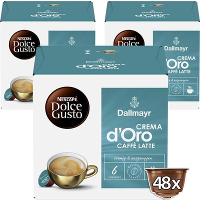 Dallmayr CREMA d‘Oro CAFFE LATTE by Nescafé Dolce Gusto 48 ks